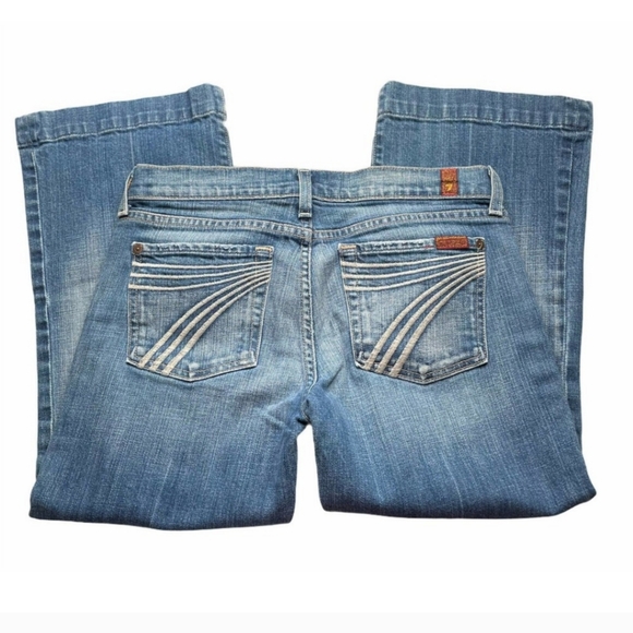 Women's Size 28 For All Mankind "Dojo" Capri Jeans - Picture 4 of 5